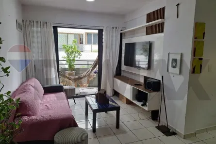 Apartamento com 3 Quartos para alugar, 97m² no Cabo Branco, João Pessoa
