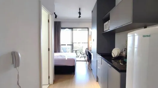 Apartamento com 1 Quarto para alugar, 26m² no Consolação, São Paulo