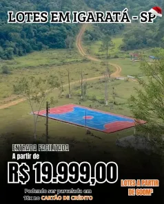 Lote/Terreno à venda, 600m² no , Igaratá