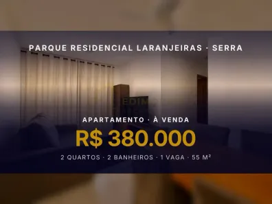 Apartamento com 2 Quartos à venda, 55m² no Parque Residencial Laranjeiras, Serra