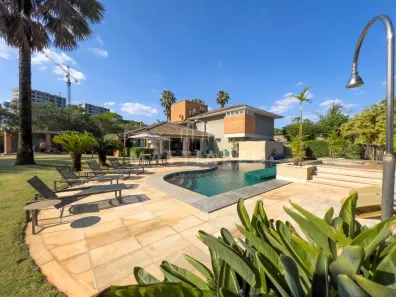 Casa de Condomínio com 3 Quartos para venda ou aluguel, 553m² no Portal das Rosas, Limeira