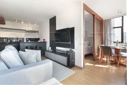Apartamento com 1 Quarto para alugar, 55m² no Jardim Paulista, São Paulo