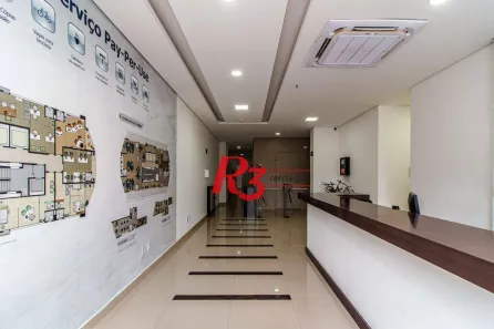 Sala Comercial à venda, 35m² no Ponta da Praia, Santos