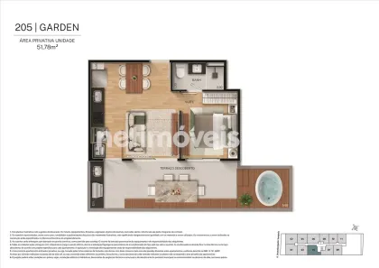 Apartamento com 1 Quarto à venda, 51m² no Praia do Canto, Vitória