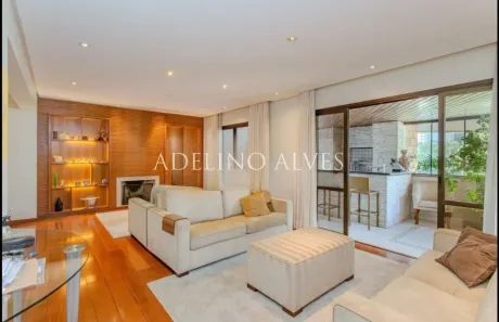 Apartamento com 4 Quartos para alugar, 233m² no Vila Andrade, São Paulo
