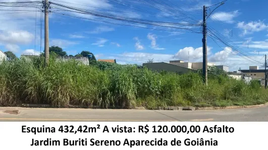 Lote/Terreno à venda, 432m² no Jardim Buriti Sereno, Aparecida de Goiânia