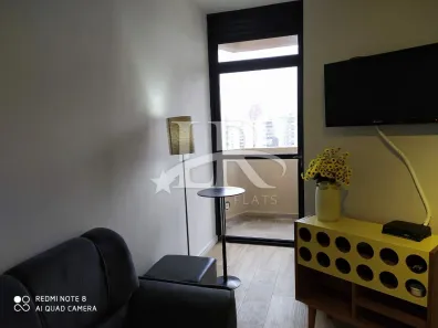 Flat com 1 Quarto para alugar, 37m² no Indianópolis, São Paulo