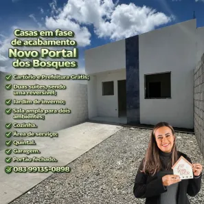 Casa com 2 Quartos à venda, 59m² no Serrotão, Campina Grande