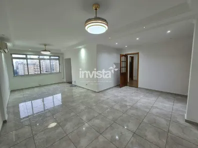Apartamento com 3 Quartos à venda, 137m² no Gonzaga, Santos