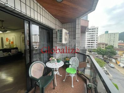 Apartamento com 3 Quartos à venda, 139m² no Campo Grande, Santos