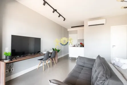 Flat com 1 Quarto à venda, 40m² no Brooklin Paulista, São Paulo
