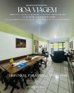 Apartamento com 4 Quartos à venda, 120m² no Boa Viagem, Recife