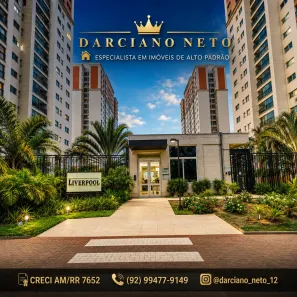 Apartamento com 3 Quartos para alugar, 90m² no Ponta Negra, Manaus