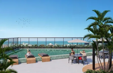 Flat com 1 Quarto à venda, 32m² no Cabo Branco, João Pessoa