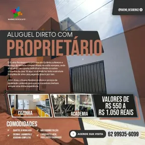 Kitnet com 1 Quarto para alugar, 28m² no Setor Sol Nascente, Goiânia