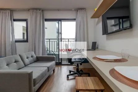 Apartamento com 1 Quarto para alugar, 27m² no República, São Paulo