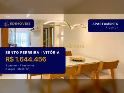 Apartamento com 3 Quartos à venda, 96m² no Bento Ferreira, Vitória