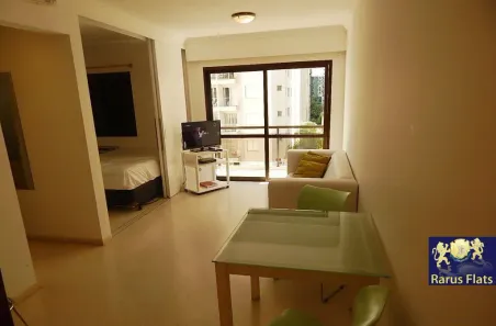 Apartamento com 1 Quarto para alugar, 45m² no Itaim Bibi, São Paulo