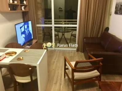 Flat com 1 Quarto à venda, 48m² no Cidade Monções, São Paulo