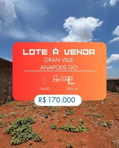 Lote/Terreno à venda, 420m² no Gran Ville, Anápolis