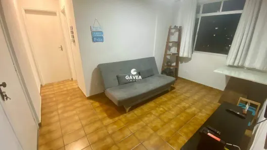 Apartamento com 1 Quarto à venda, 43m² no Centro, São Vicente
