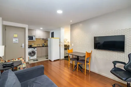 Apartamento com 1 Quarto para alugar, 42m² no Batel, Curitiba