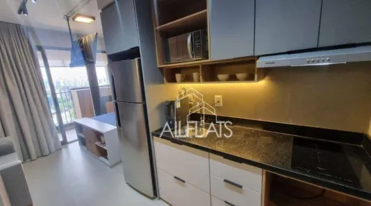 Apartamento com 1 Quarto para alugar, 26m² no Brooklin Paulista, São Paulo
