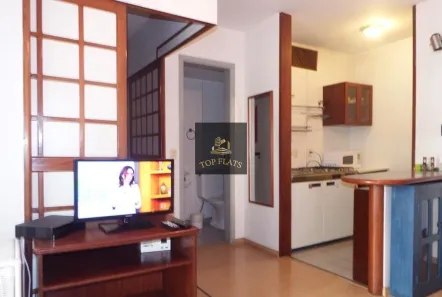 Flat com 1 Quarto para alugar, 35m² no Moema, São Paulo