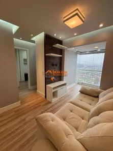 Apartamento com 2 Quartos para alugar, 51m² no Vila Galvão, Guarulhos