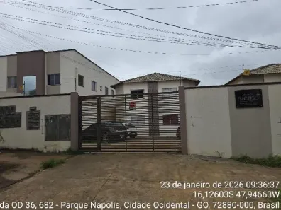 Apartamento com 2 Quartos à venda, 47m² no Parque Nápolis B, Cidade Ocidental