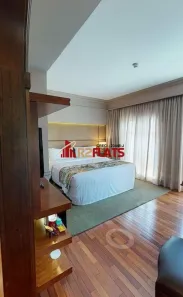 Flat com 1 Quarto à venda, 30m² no Cidade Monções, São Paulo