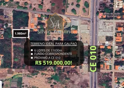 Lote/Terreno à venda, 1980m² no Mangabeira, Eusébio