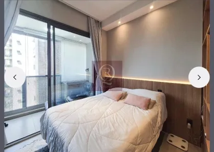 Apartamento com 1 Quarto para alugar, 27m² no Moema, São Paulo