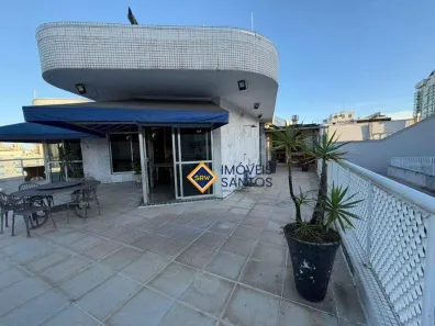 Cobertura com 3 Quartos para alugar, 346m² no Gonzaga, Santos