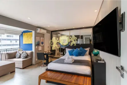 Flat com 1 Quarto à venda, 35m² no Campo Belo, São Paulo