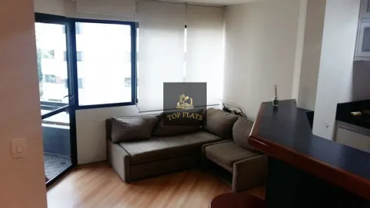 Flat com 1 Quarto para alugar, 48m² no Cidade Monções, São Paulo