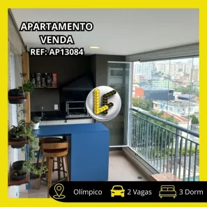 Apartamento com 3 Quartos à venda, 90m² no Olímpico, São Caetano do Sul