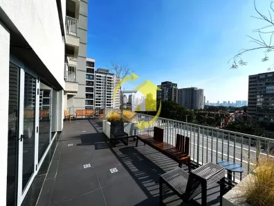 Apartamento com 1 Quarto para alugar, 22m² no Indianópolis, São Paulo