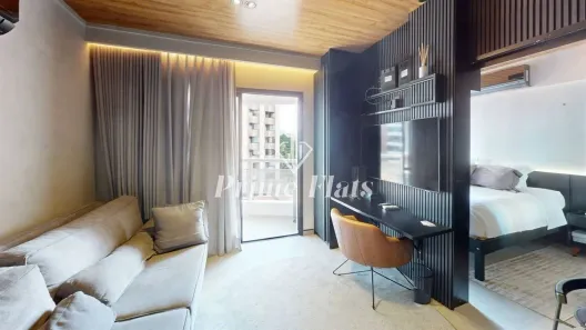 Flat com 1 Quarto para alugar, 38m² no Indianópolis, São Paulo