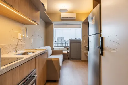 Apartamento com 1 Quarto para alugar, 27m² no Vila Nova Conceição, São Paulo
