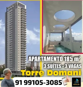 Apartamento com 4 Quartos à venda, 185m² no Nazaré, Belém