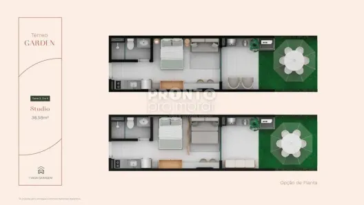 Flat com 1 Quarto à venda, 38m² no Tamandaré, Tamandaré
