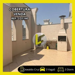 Cobertura com 3 Quartos à venda, 166m² no Olímpico, São Caetano do Sul
