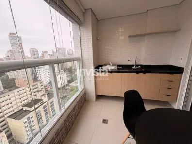 Apartamento com 2 Quartos para alugar, 65m² no Boqueirão, Santos