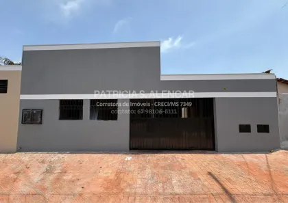 Casa com 2 Quartos para alugar, 110m² no Residencial Ana Maria do Couto, Campo Grande
