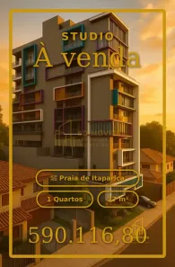 Apartamento com 1 Quarto à venda, 27m² no Praia de Itaparica, Vila Velha