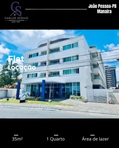 Flat com 1 Quarto para alugar, 35m² no Manaíra, João Pessoa