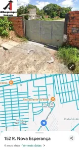 Lote/Terreno à venda, 800m² no Vila Rio São João, Paço do Lumiar