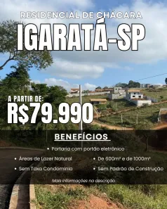 Lote/Terreno à venda, 600m² no Centro, Jacareí