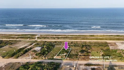 Lote/Terreno à venda, 360m² no Praia do Ervino, São Francisco do Sul